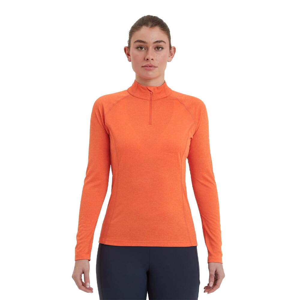Montane Women's Multicoloured Zip Sweatshirt Brand Model F Dart Zip Neck Tigerlily Uk10/Eur38/Us6/S