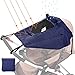 Parasol carro bebe,GeeRic sombrilla carrito bebe universal con protección lateral,Toldo universal Impermeable Funda para Cochecito de Bebé, Protección solar con UV 50+, Ajustable