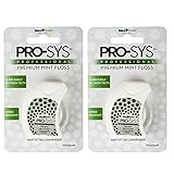PRO-SYS Premium Mint Dental Floss - 2 Pack of Dental Floss (110 Yards Total)