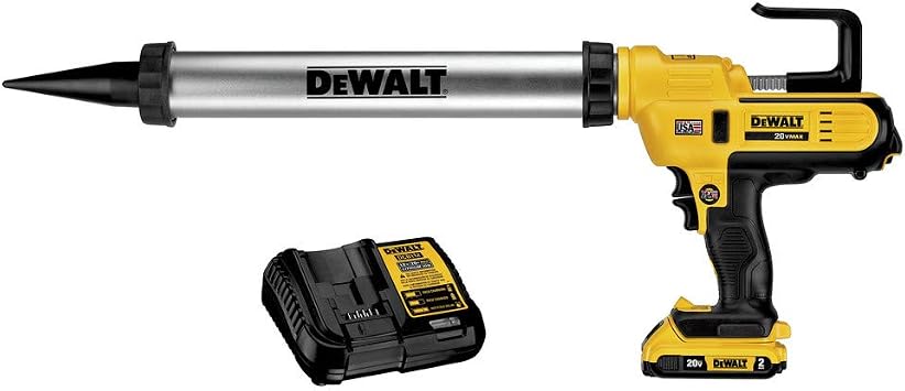 DEWALT 20V MAX* Caulking Gun Kit, Sausage Pack, 300-600ml DCE580D1