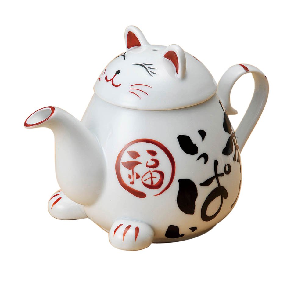 Pet pot Maneki-Neko 441783 chat de la fortune en céramique Hasami