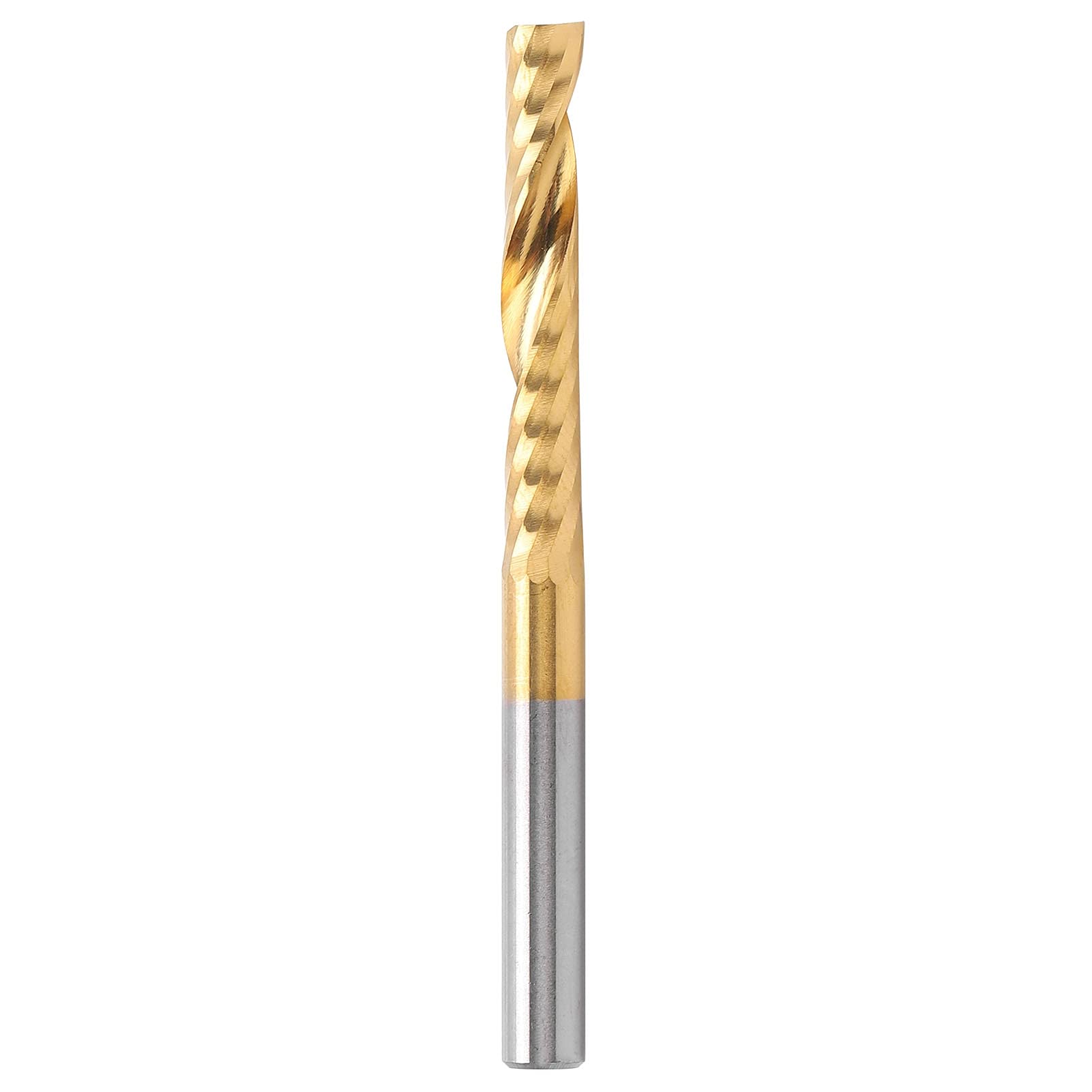 FTVOGUE Fraise à Lamer 1 Flute, HSS Revêtu Ti, 4x22x50mm