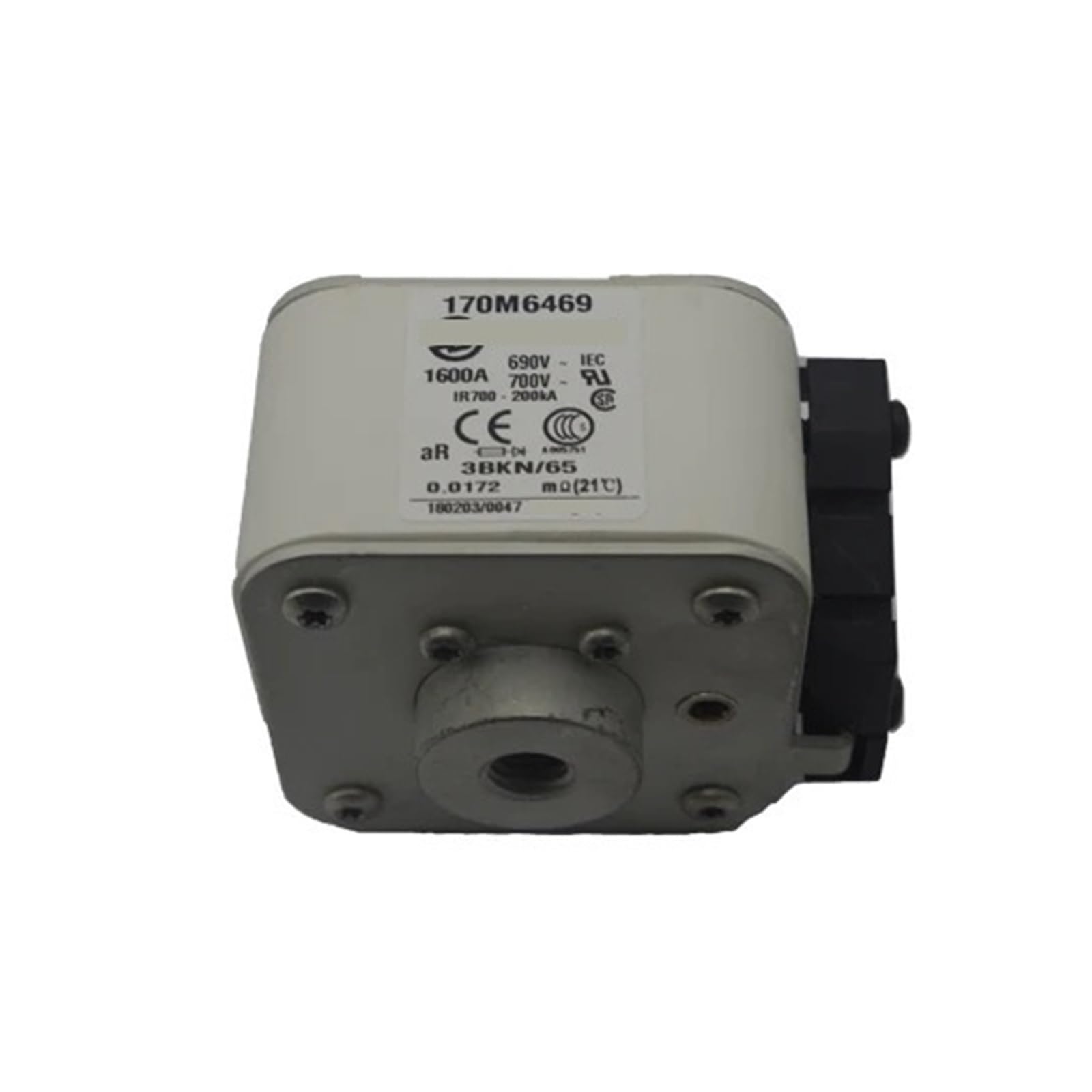 Bezpiecznik termiczny elektryczny kwadratowy 1600a 690 V 170M6469