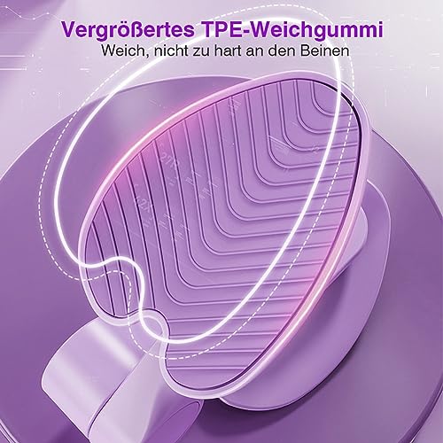 Oberschenkeltrainer Beckenbodentrainer für Frau und Männer, Beckenboden Trainer Damen, Beintrainer Po Beinpresse Oberschenkel Beckenboden Beckenbodentraining Beine Trainingsgerät für Zuhause, Lila