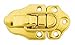 Draw Non-Locking Draw Latch, 2-3/4"H x 1-1/2"W, Brass Finish