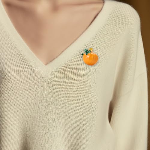 Image of Fruit Rhinestone Brooch Fashion Gold Plated Crystal Brooch Pin Tiny Lapel Pin Jewelry Gift for Women