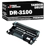 dr 550 25.000 Páginas. Pulpo Cartucho - Tambor DR3100 Negro Compatible con Brother DR-3100, DR-3150, DR-3280, DR-520, DR-550, DR-580 / Ref. DR-3100, DR-3150, DR-3280, DR-520, DR-550, DR-580 - Valido para Impresoras Brother