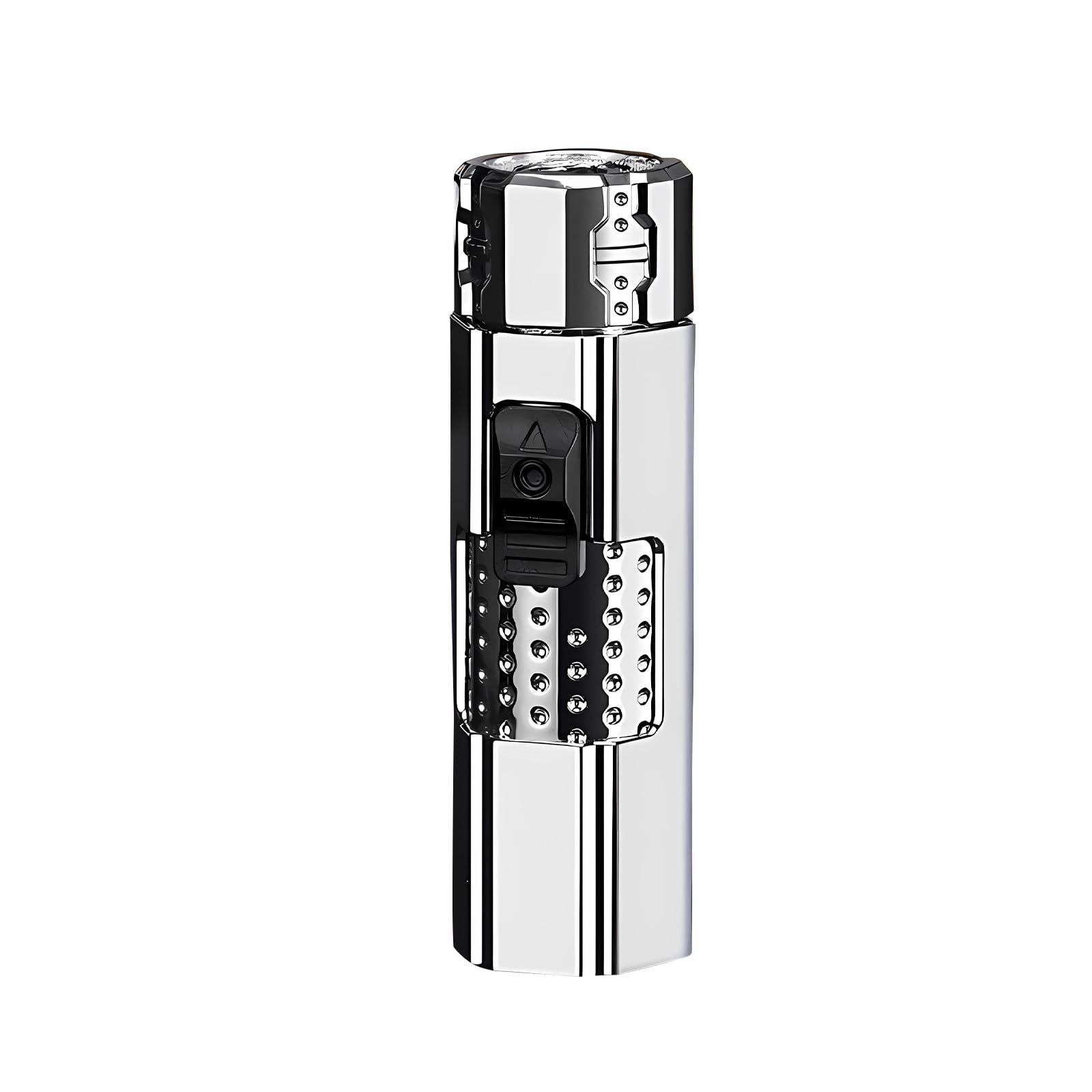 Honhahei Professional Windproof Torch Lighter - High-Pressure Jet Flame Refillable 360 Any Angle Ignition Durable Zinc Alloy Body