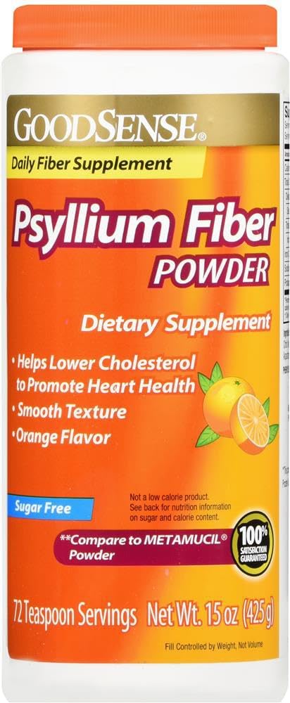GoodSense Powder, Sugar Free, Orange Flavor, 15 Oz (Pack of 2)