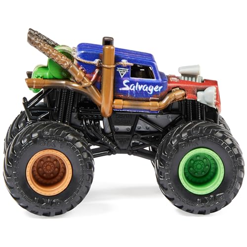 image for Monster Jam, Official Salvager Vs. Double Decker Die-Cast Monster Truc