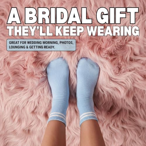 Image of Funky Junque Bride Crew Socks, Bachelorette Wedding Party Gift