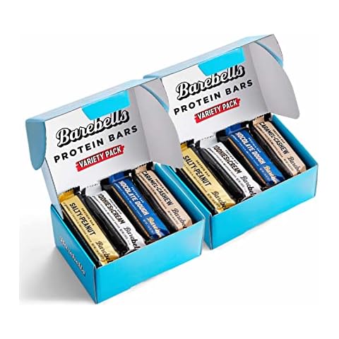 Barebells Protein Bars Variety Pack - 12 Count, Pack of 2 - Protein Snacks with 20g of High Protein - Chocolate Protein Bar with 1g of Total Sugars - Perfect on The Go Protein Snack & Breakfast Bars Cover