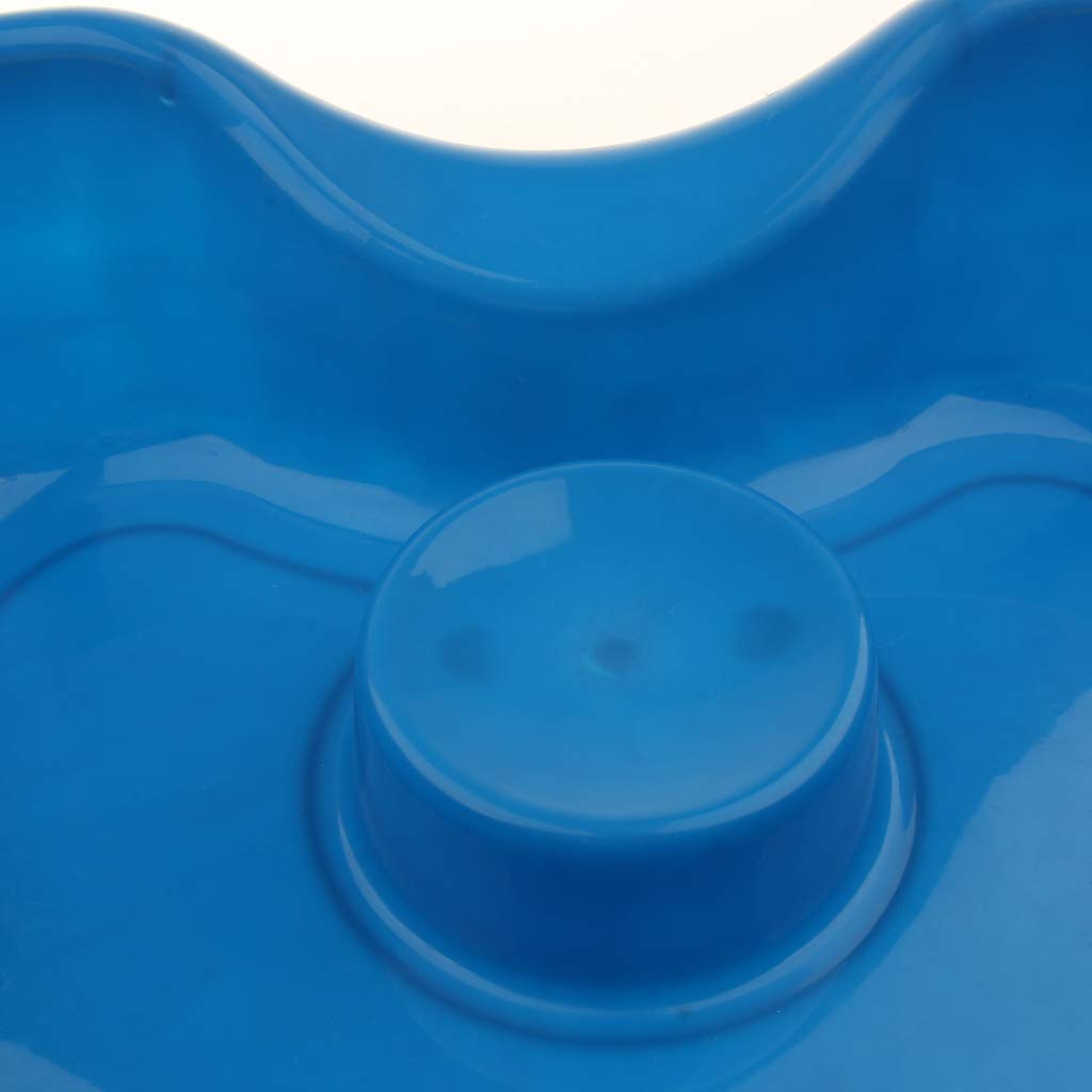 Blue Shampoo Basin for Nursing Bed, Shampoo Tray for Disabled, Elderly, Patients