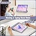 Fintie Hybrid Slim Case for Samsung Galaxy Tab S10 Lite/ S10 FE/ S9 FE 10.9 Inch/Tab S9 11 Inch with S Pen Holder, Shockproof Cover with Clear Transparent Back Shell, Auto Wake/Sleep, Lilac Marble