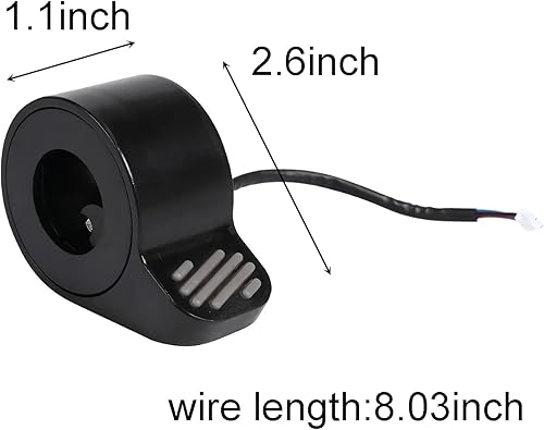 Miniatura 2 de MIMIRACLE Acelerador de velocidad para Ninebot ES1 ES2 ES3 ES4 ES5 Scooter eléctrico dedo acelerador freno acelerador