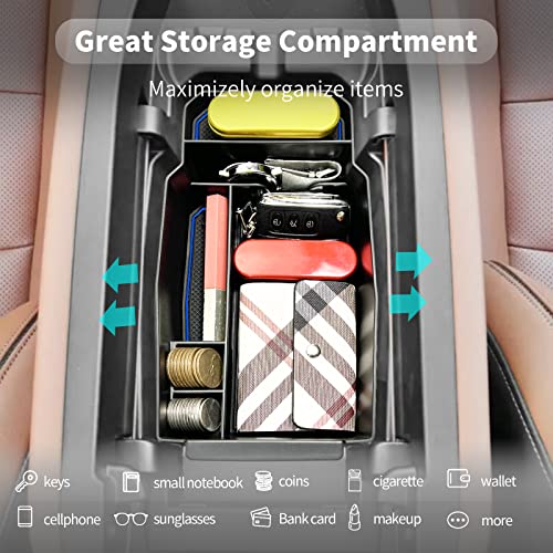 Image of for 2023 2024 2025 2026 Mazda CX50 Middle Console Armrest Storage Box 2023-2026 CX50 Accessories (Blue)