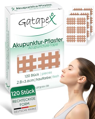 Pansements d'acuponcture Gatapex à structure en grillage respirant