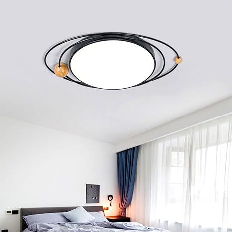 LLUCKYS Energiebesparende Eenvoudige Platte Lamp Moderne LED-plafondlamp Niet-dimbare Plafondverlichting Daglichtwit 5500K Decoratieve Verlichtingsarmaturen Voor Woonkamer En Slaapkamer photo 2