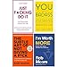 Just F*cking Do It, You Are a Badass, The Subtle Art of Not Giving A F*ck, I'm Worth More 4 Books Collection Set