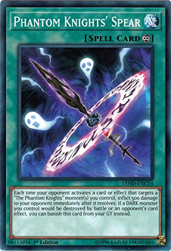 yugioh phantom knights structure deck Yu-Gi-Oh! - Knights' Spear - LEHD-ENC14 - Common - 1st Edition - Legendary Hero Decks Yu-Gi-Oh! - The Phantom Knights