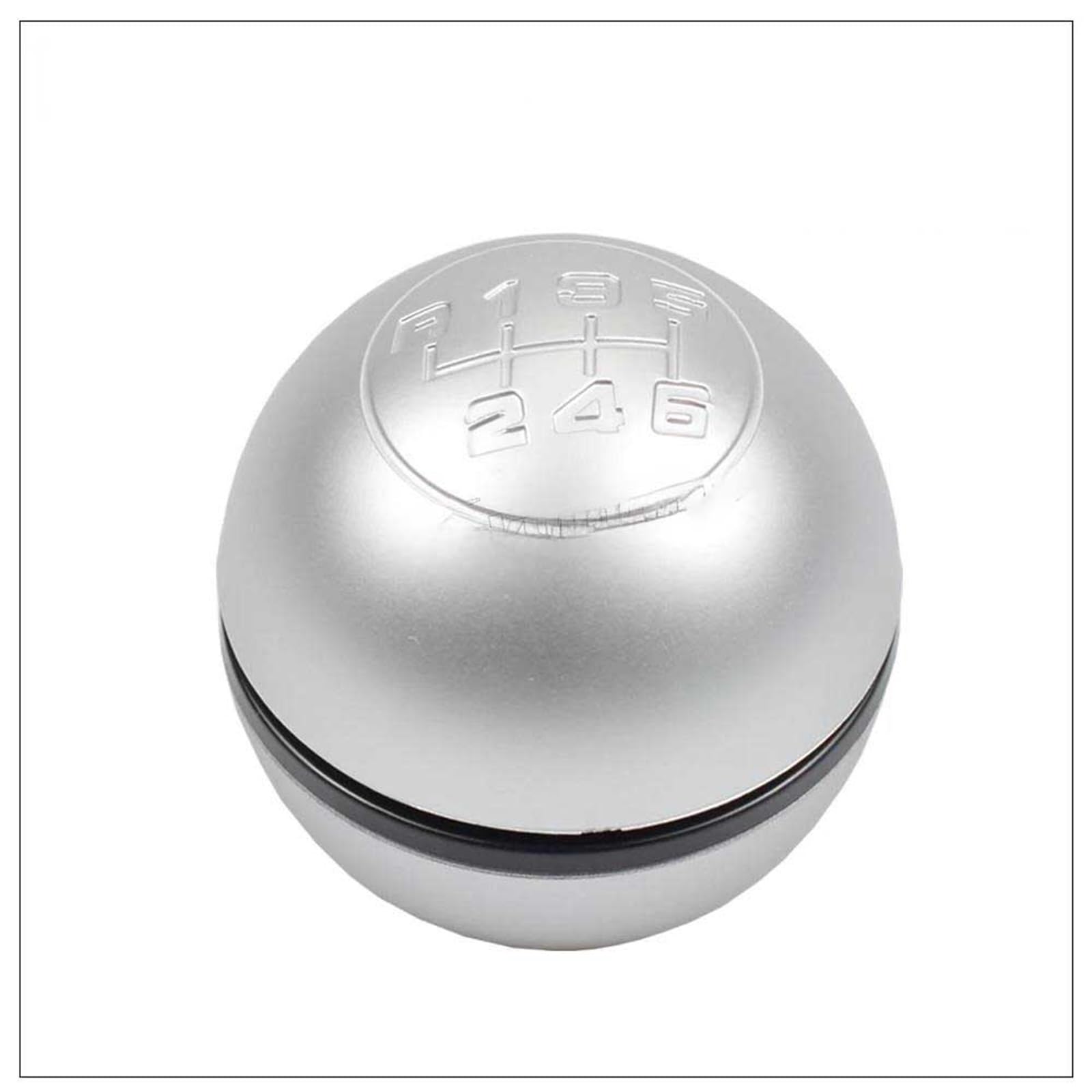 Fsozdbbpl Matte Silver Automotive Parts Chrome Abs Car Manual Gear Shift Knob For Alfa For Romeo For Giulietta 2010-On Car Stick Gear Knob Shifter Lever Handball(Matte Silver)