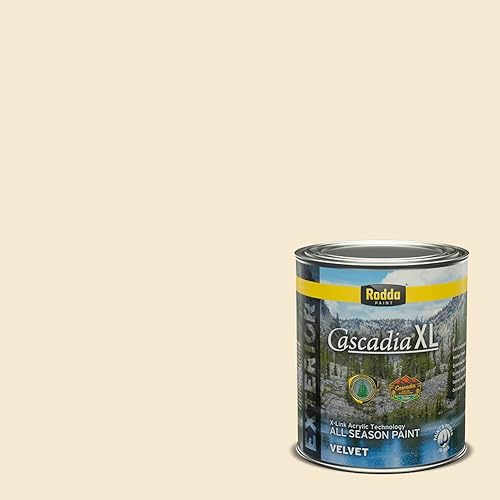 Miniatura 10 de Rodda Paint CASCADIA ZERO - Pintura e imprimación semibrillante para interiores en uno, cuarto de galón, guante blanco