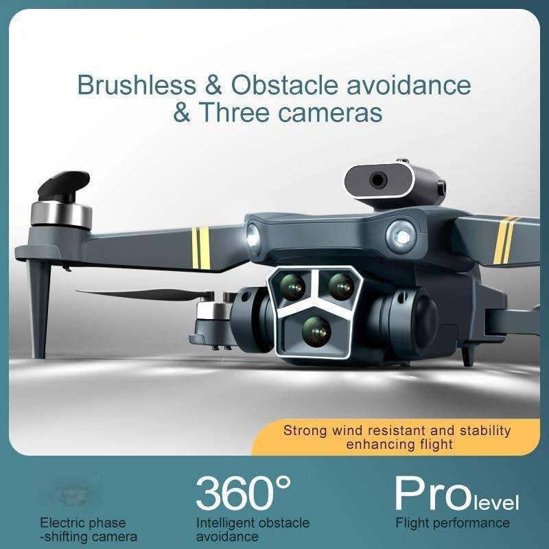 Image of BrUsHlEsS-fOlDaBlE-DrOnE-WiTh-hQ-WiFi-cAmErA-ReMoTe-cOnTrOl-fOr-kIdS-QuAdCoPtEr-wItH-GeStUrE-SeLfIe-fLiPs-bOuNcE-MoDe-aPp-oNe-kEy tAkE-OfF (M3)