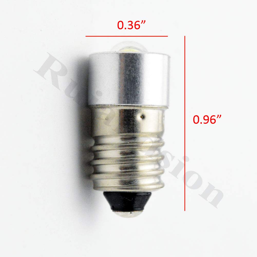 Ruiandsion E10 LED Lampe De Poche Modèle Ampoule 6V