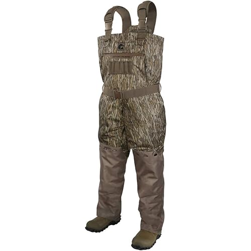 Gator Waders Mens Shield Series Hunting Waders with Boots - Breathable 4-Layer Exterior Lining - Insulated Thermal Lining