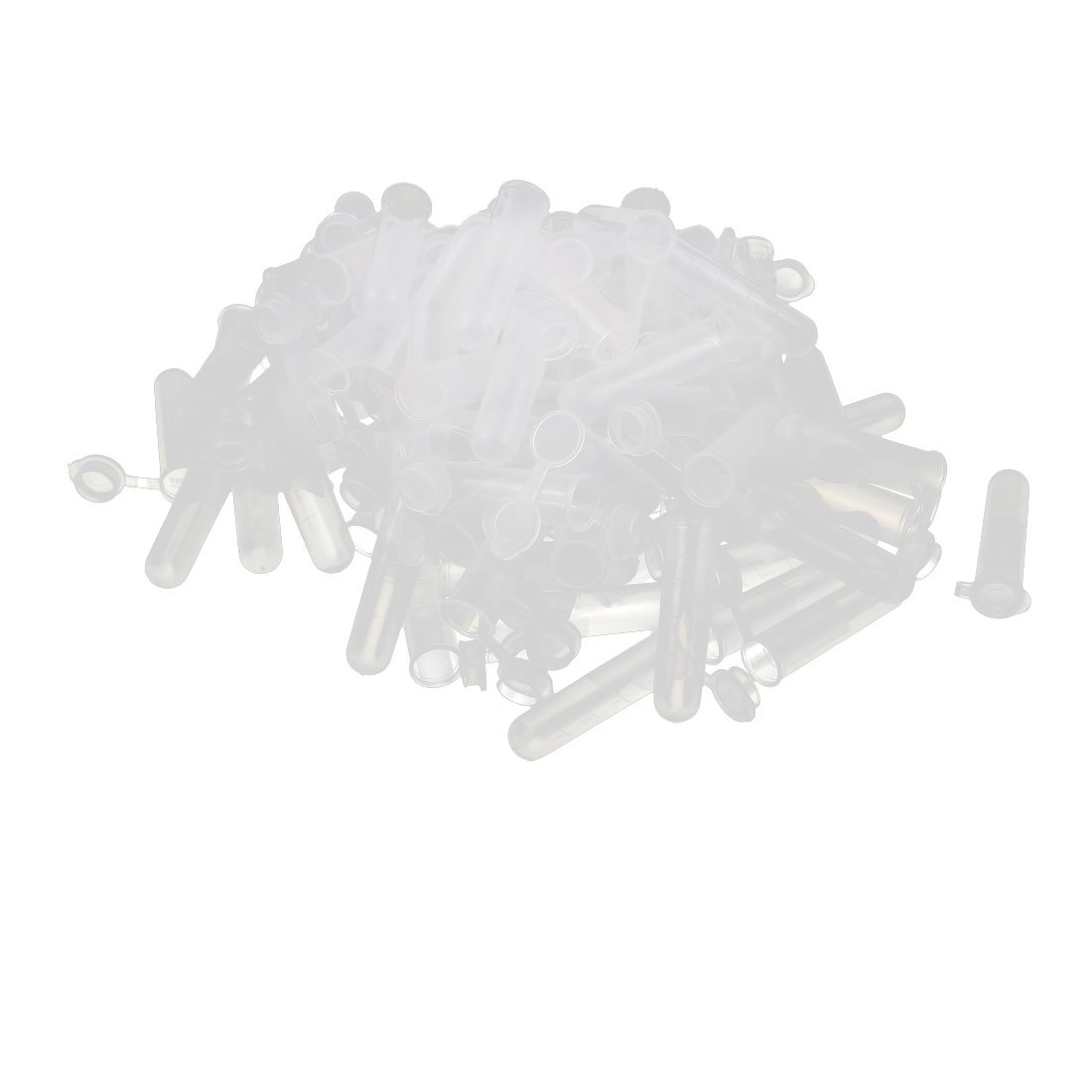 Aexit 90Pcs 5ml Pipette Tips Laboratory Plastic Clear Round Bottom Centrifuge Tubes Universal Pipette Tips w Graduated