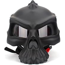 Personalized Skull Cap Half Shell Helmet DOT Approved German Style Retro Open Face Helmets Street Bike Jet Cruiser Scooter ATV Moped Helmet for Adults Men Women