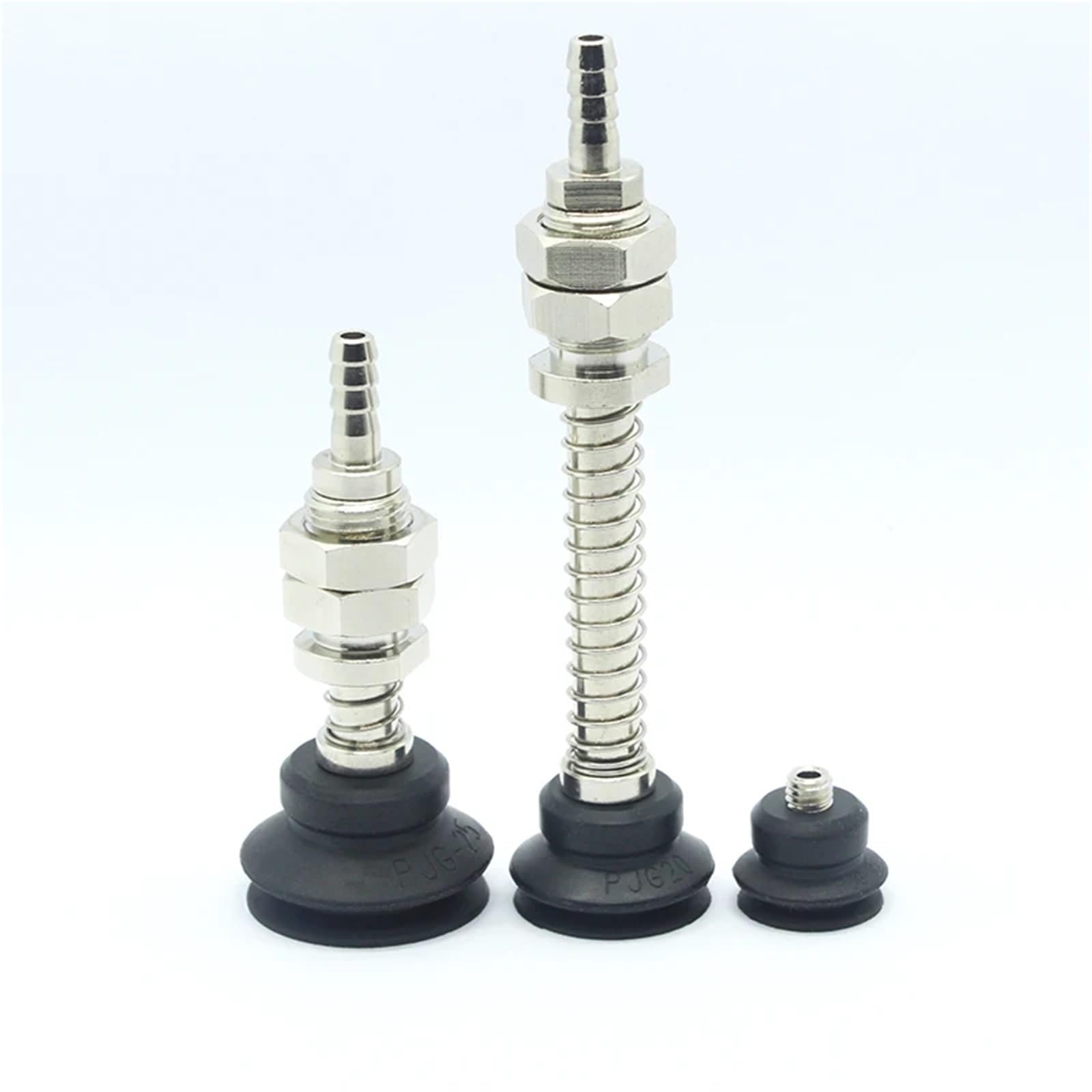 Manipulador vacío ventosa PJG-10 15 20 25 30 35 boquilla neumática industrial fuerte silicona (PJG-20 X 10PCS, negro)