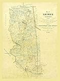 Posterazzi PDXTXGR0010SMALL Grimes County Texas-1858 Unknown Poster Print, 18 x 24, Multicolor