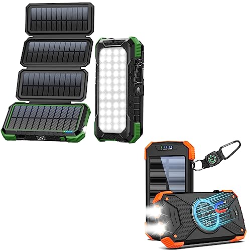 BLAVOR 20000mAh Fast Charging Plus 10000mAh Solar Power Bank