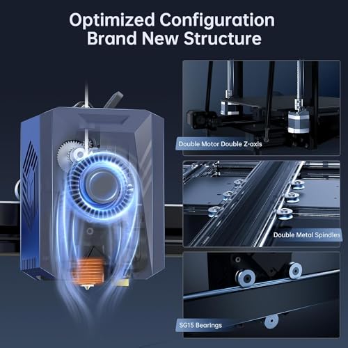 Image of 3idea Kobra 2 Plus, 500mm /s High-Speed Printing with Dual Z-Axis New Structure APP Intelligent Control Large 3D Printer Upgraded Auto Leveling, Printing Size 320 * 320 * 400mm