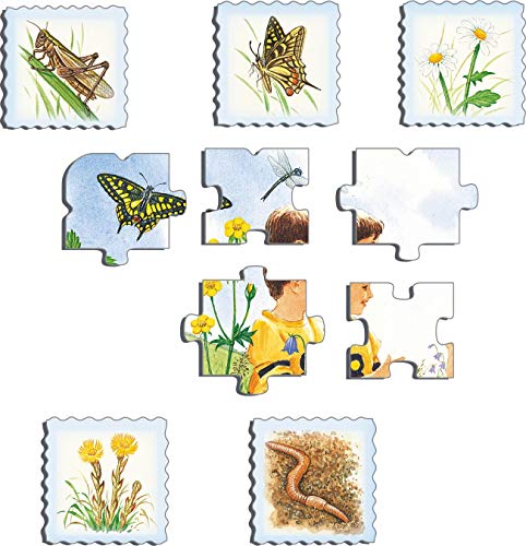 Larsen NA1 Auf der Wiese, Niederländisch Ausgabe, Rahmenpuzzle mit 48 Teilen