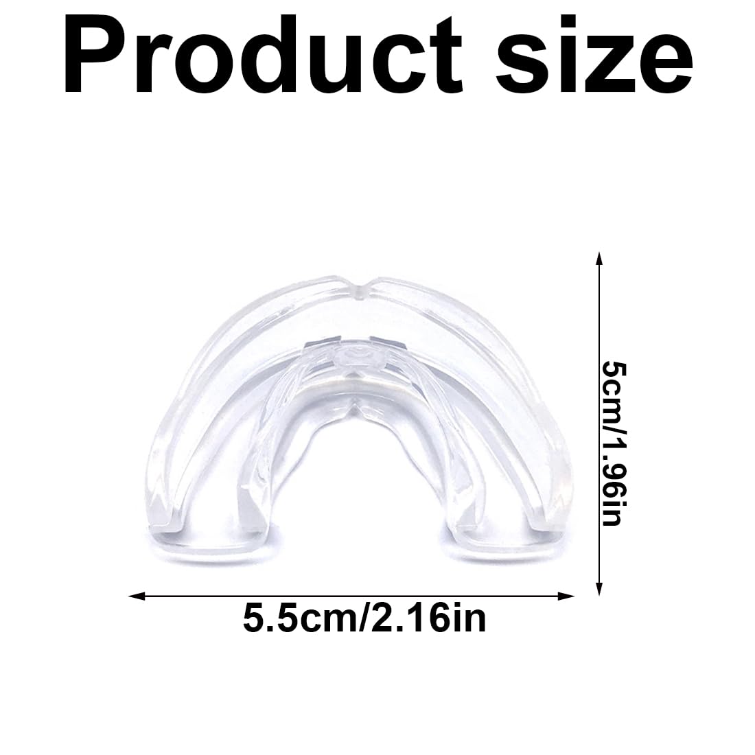 Lot de 2 protège-Dents de Sport pour Enfants, Adultes, Adolescents avec étui en Plastique pour l'école, Les Sports de Combat, Le Rugby, Le Football, Le Hockey, la Boxe et Plus Encore