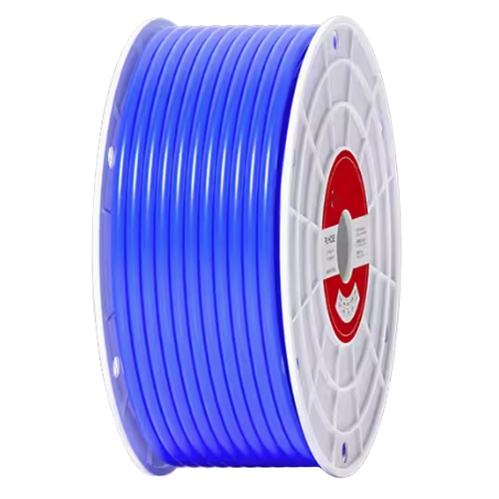 Qabyulynq Blue 1000Cm Pu Pneumatic Hose - Flexible Gases Tubing For Fluid Transfer - Ideal For Pneumatic Tools And Automation(,12 * 8Mm)