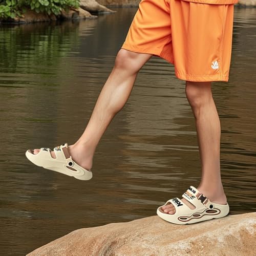 Premium Comfort Two Layer Flip-back Convertible Outdoor Sandals Non Slip Slides Summer Slippers For Men Indoor Footwear2