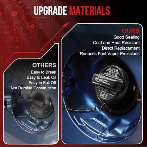 Image of Gas Cap Fuel Cap 77300-07030 77300-53030 for 2014-2021 Toyota Venza Highlander Sienna Tacoma Camry RAV4 Corolla Avalon Tundra Sequioa Prius C-HR, Lexus CT200h ES300h ES350 GS450h NX300h RX350