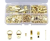 🌉Material: las perchas están hechas de metal de alta calidad, duradero y resistente. Bueno para colgar artículos livianos. BIEN EMBALADO: el kit para colgar cuadros surtido viene empaquetado en una caja de plástico organizada, muy conveniente para el transporte y el almacenamiento.