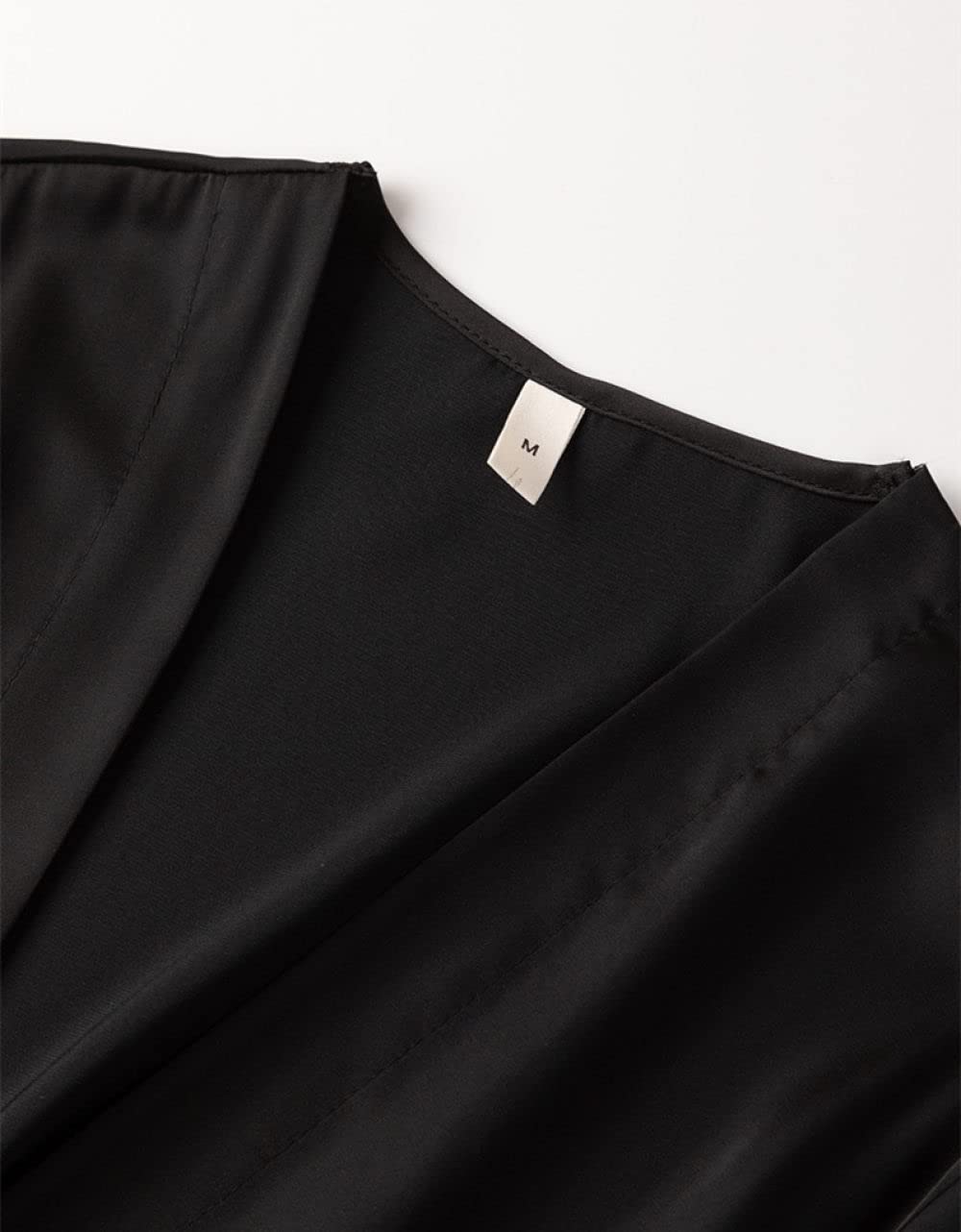 Accappatoio Donna,2 Pezzi Set Accappatoio In Raso Sexy Pizzo Nero A Rete Senza Schienale Con Lacci Vestaglia Camicia Da Notte Set Kimono Leggero Abito Pigiama Sposa Vestaglia Bademantel Damen,Pink,M