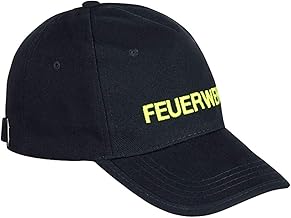 PACOTEX Premium Feuerwehr Cap Basecap in robuster Arbeitskleidungs-Qualität Marineblau mit Feuerwehr Bestickung