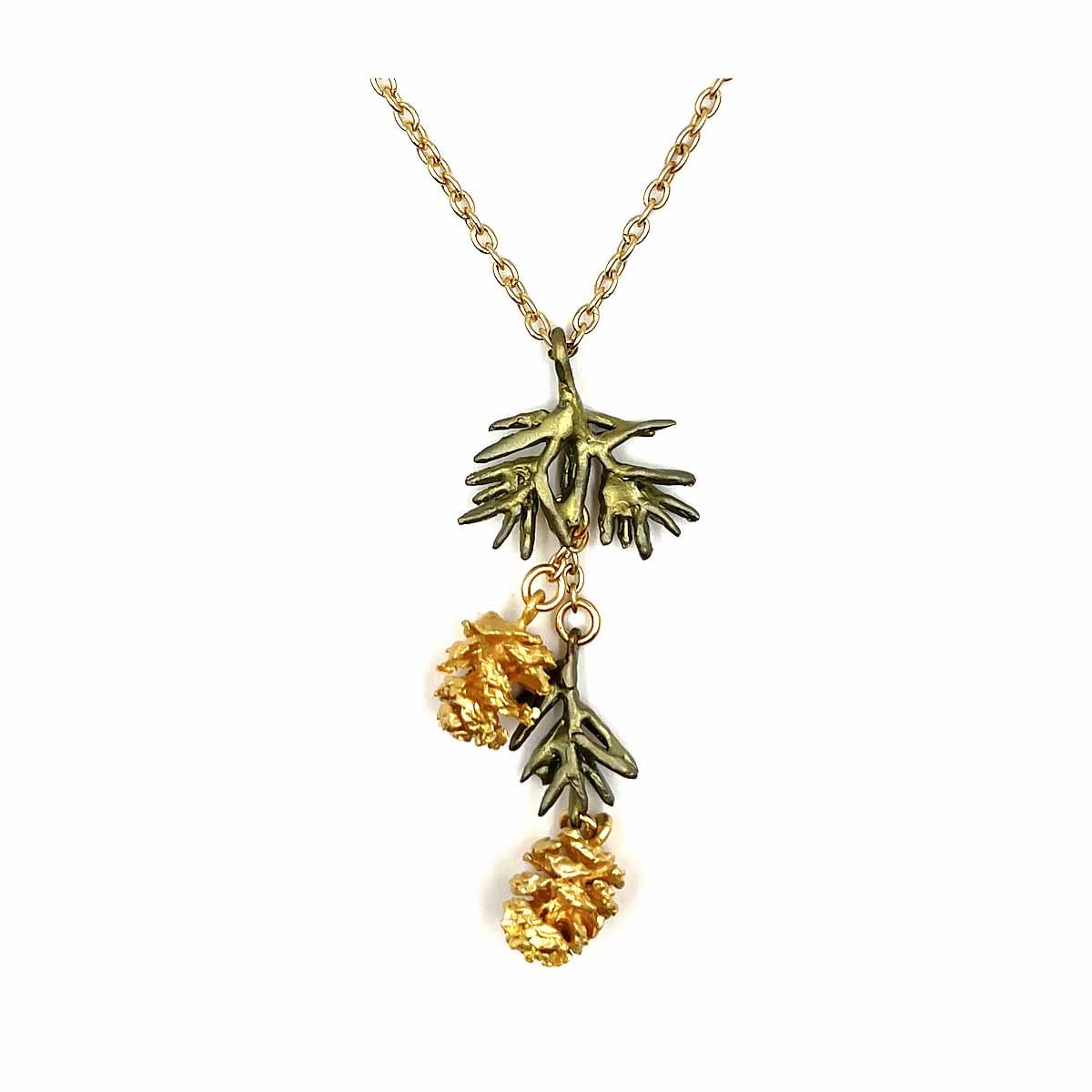 Michael Michaud Pine Needle Pendant Necklace #9391