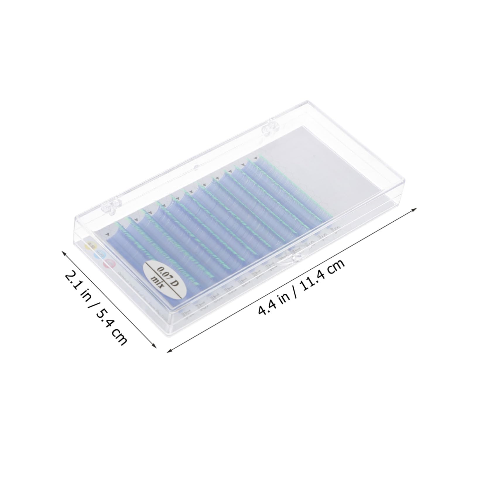 FRCOLOR Pestañas Postizas Fluorescentes De Cosplay Mechones De Neón Diseño y Confortable Para Maquillaje Nocturno y Eventos Especiales