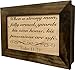 Bellewood Designs Luke 11:21 Wall Gun Safe - Religious Hidden Gun Safe - Handcrafted Concealment Furniture for Guns - Quick Access Firearm Storage with Magnetic Lock - Hidden Shelf Safe