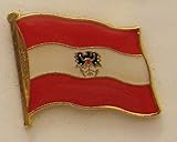 17x12 mm - dezent zu tragen Österreich mit Adler Wappen Pin Anstecker Flagge Flaggenpin Fahne Fahnenpin Button Clip
