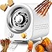 Forno Elettrico con Griglia Girevole Senza Fumo, Forno da 600 W E Grill con Piastre Calde, Temperatura Regolabile da 0 A 230 ℃ E Timer da 60 Minuti, Riscaldamento Rotante A 360°, Accessori Inclusi immagine