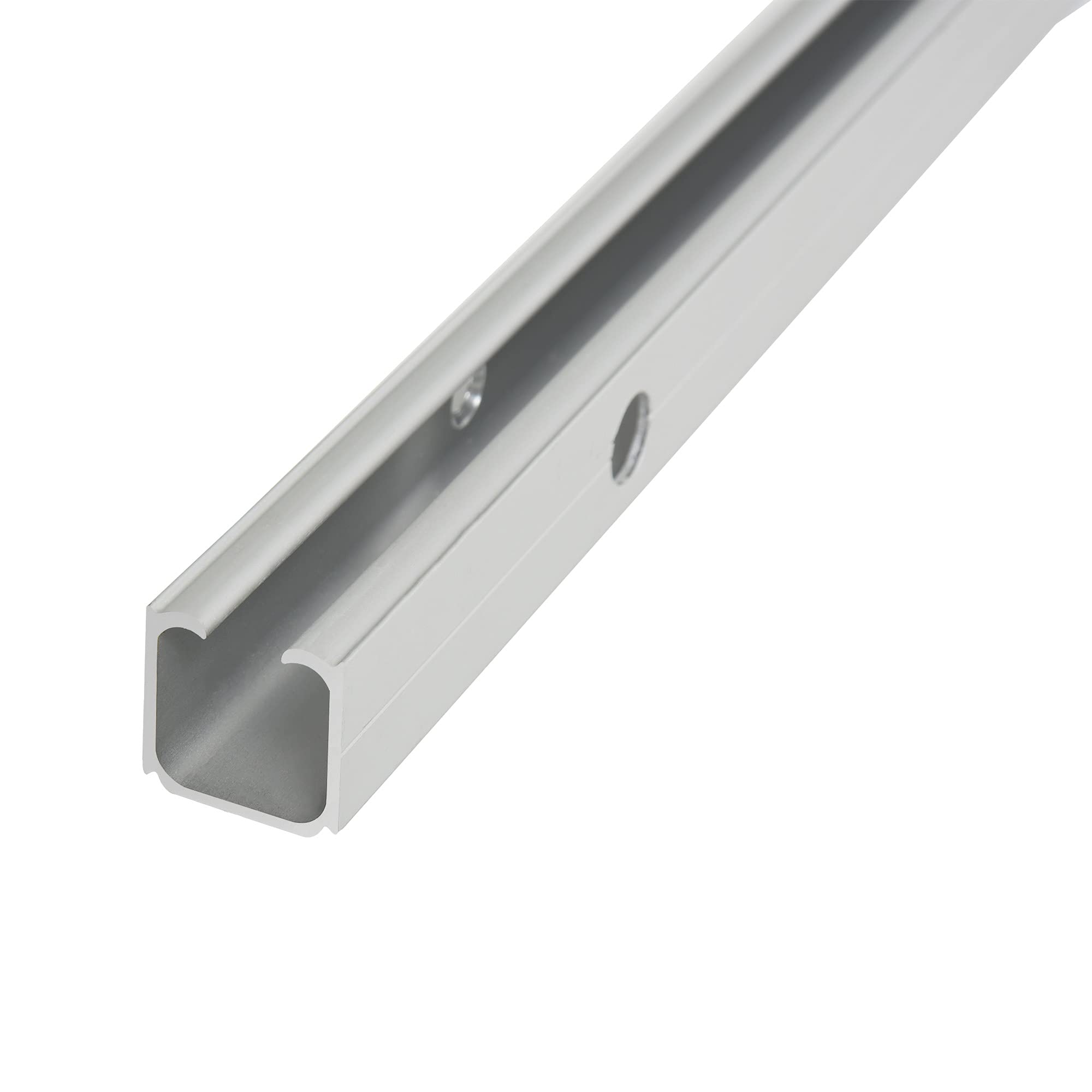 HOMCOM Puerta Corredera 90x205 cm Puerta Corrediza de Cristal con Riel Silenciosa para Sala de Estar Comedor Translúcido
