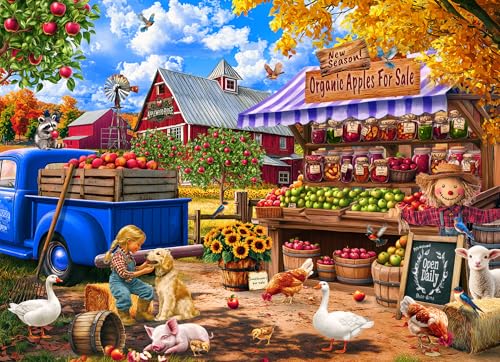 Vermont Christmas Company - Puzzle da 1000 pezzi di Vermont Christmas Company - Puzzle da campeggio per adulti e famiglie, pezzi completamente ad incastro e a forma casuale, 66 x 48 cm